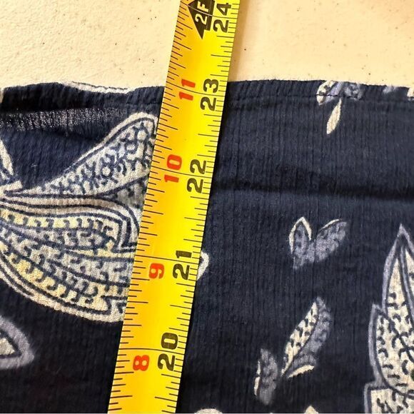 Chaps blue and white paisley top - Picture 7 of 7